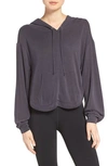FREE PEOPLE FP MOVEMENT BACK INTO IT CUTOUT HOODIE,OB560878