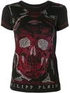 PHILIPP PLEIN PHILIPP PLEIN LINE SKULL T-SHIRT - BLACK,WTK0923PJY002N12957883