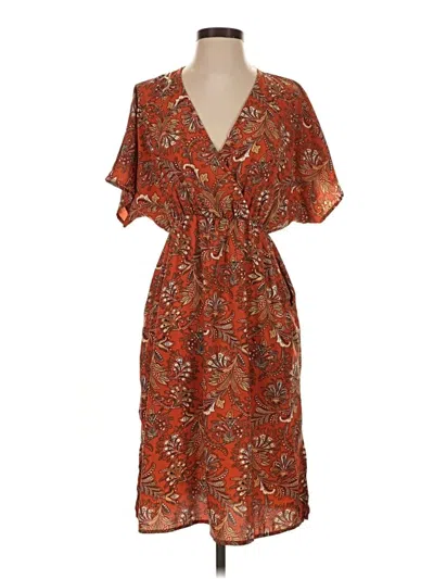 Pre-owned 143 Story Casual Dress In Orange