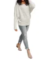143 Story Cotton Candy Dream Sweater In White In White