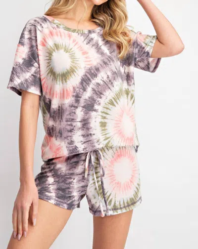 143 Story Don't Worry Be Happy Top In Tie-dye Multi