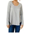 143 Story Every Girl's Favorite Basic Top In Heather Gray In Grey