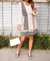 143 Story Floral Cuts Dress In Multi In Multi
