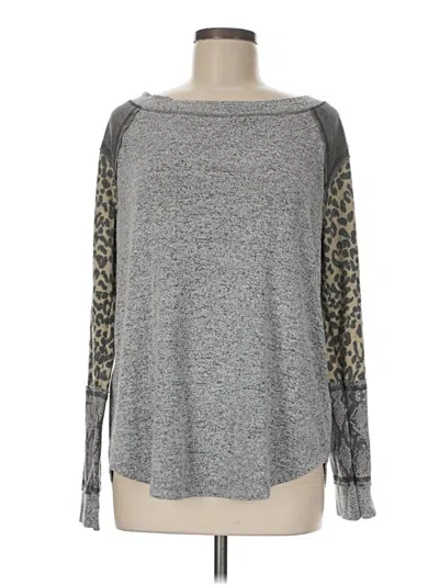 Pre-owned 143 Story Long Sleeve T-shirt In Gray