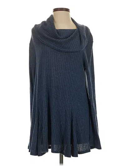 Pre-owned 143 Story Poncho In Blue