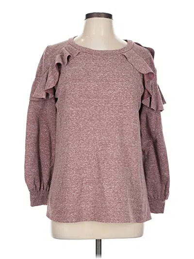 Pre-owned 143 Story Pullover Sweater In Burgundy