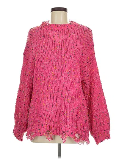 Pre-owned 143 Story Pullover Sweater In Pink