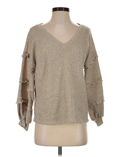 Pre-owned 143 Story Pullover Sweater In Tan