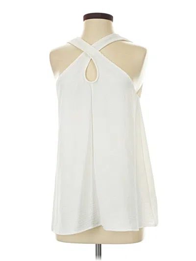 Pre-owned 143 Story Sleeveless Blouse In Ivory