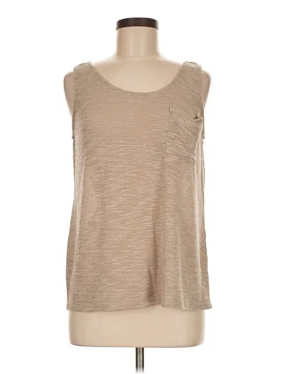 Pre-owned 143 Story Sleeveless T-shirt In Tan