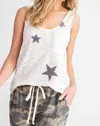 143 Story Star Sweater Knit Tank Top In White In White