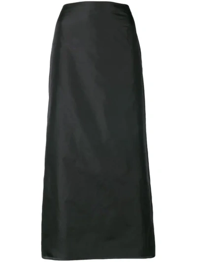 The Row Ernst Cady Maxi Skirt In Black