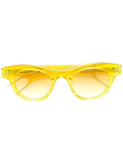 Joseph Martin醋酸纤维太阳眼镜 - 黄色 In Yellow