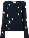 CHINTI & PARKER 3D STAR SWEATER,KG444NVY12754169