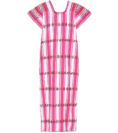 Pippa Holt No. 57刺绣棉质长罩衫裙 In Multicoloured