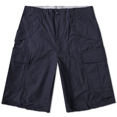 Beams Plus Military Cargo Shorts In Blue