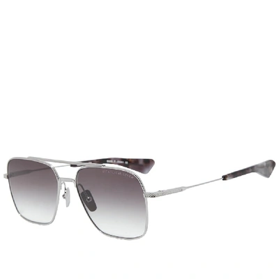 Dita Flight-seven Aviator-style Sunglasses In Silver