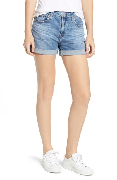 Ag The Hailey Cuff Denim Shorts In 14 Years Foxtail