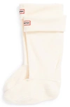Hunter Original Tall Fleece Welly Boot Socks In Cream Fleece
