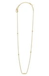 LAGOS CAVIAR BARS & CAGES CHAIN NECKLACE,04-10406-ML