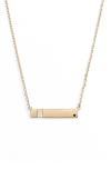 LULU DK X WE WORE WHAT HORIZONTAL BAR NECKLACE,1198GPB