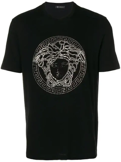 Versace Men's Medusa Head Graphic T-shirt In Black