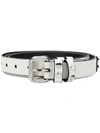 Prada Double Sided Belt - White In White