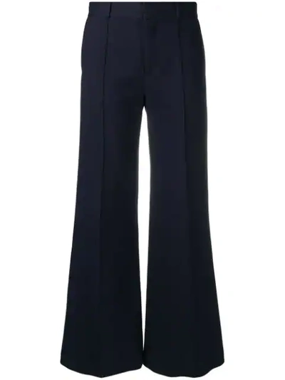 See By Chloé Flared Trousers In Blue