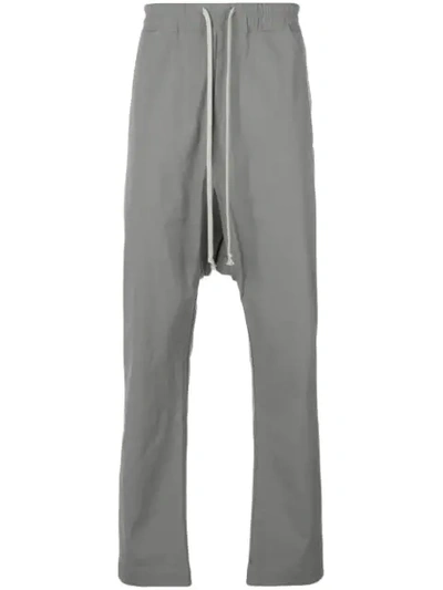 Rick Owens Drkshdw 抽绳系带工装裤 In Grey