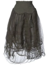 MARC LE BIHAN high-waisted tulle skirt,2593012967503