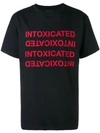 INTOXICATED branded T-shirt,MIRRORTSHIRT12965074
