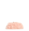 TED BAKER LOOP BOW FEATHER EVENING BAG - PINK,XH8W-XBF9-JANIIE