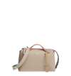 FENDI 'SMALL BY THE WAY - CROC-TAIL' CONVERTIBLE LEATHER SHOULDER BAG - BEIGE,8BL124-43L