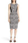 JASON WU HERRINGBONE JACQUARD SHEATH DRESS,P1812004A