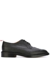 THOM BROWNE PEBBLED LEATHER LONGWING BROGUES,MFD002A0019811256820