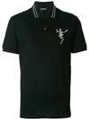 ALEXANDER MCQUEEN Dancing Skull polo shirt,520351QLX3012963766