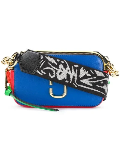 Marc Jacobs Snapshot Small Camera Bag In Blue