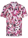 ORLEBAR BROWN Travis Birds Of Paradise print cotton linen-blend shirt,26800412966797