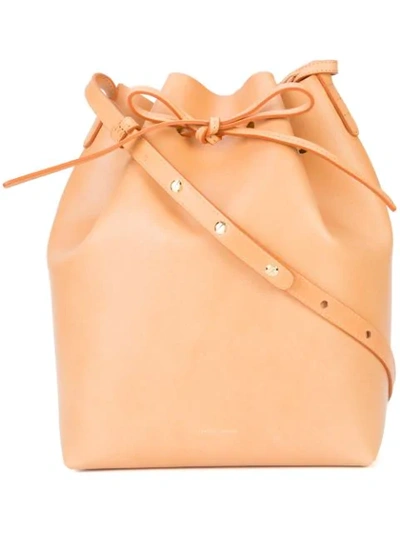 Mansur Gavriel Bucket Bag In Neutrals