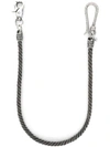 ANDREA D'AMICO ANDREA D'AMICO BRAIDED KEYCHAIN - METALLIC,WAU039413751312970828