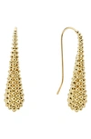 LAGOS CAVIAR GOLD TEARDROP EARRINGS,01-11002-00