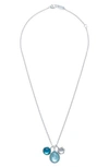 IPPOLITA 'ROCK CANDY - WONDERLAND' SEMIPRECIOUS STONE TRIPLE PENDANT NECKLACE,SN1273PRIMROSE