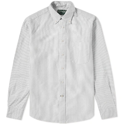 Gitman Vintage Oxford Stripe Shirt In Grey