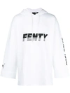FENTY X PUMA logo print oversized hoodie,57743612966111
