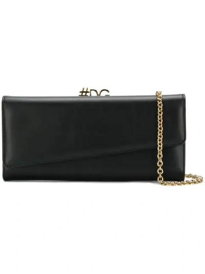 Dolce & Gabbana Wallet Clutch Bag In Black