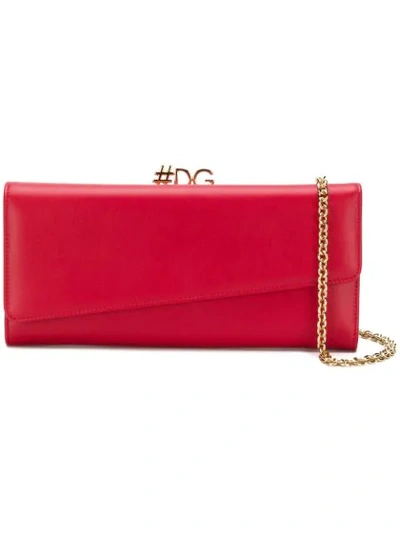 Dolce & Gabbana Wallet Clutch Bag In Red