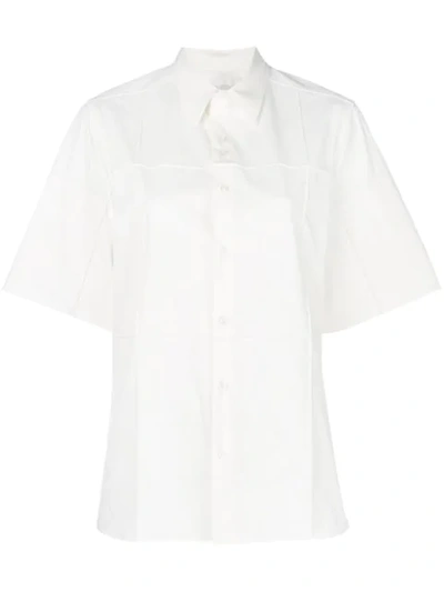 Wales Bonner Photo Print Shortsleeved Shirt In White