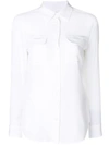 Equipment Signature Slim Fit Shirt In White