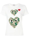 COMME DES GARÇONS PLAY heart eyes T-shirt,AZT24512974919