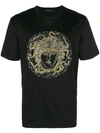 VERSACE embroidered Medusa T-shirt,A80465A20195212972736